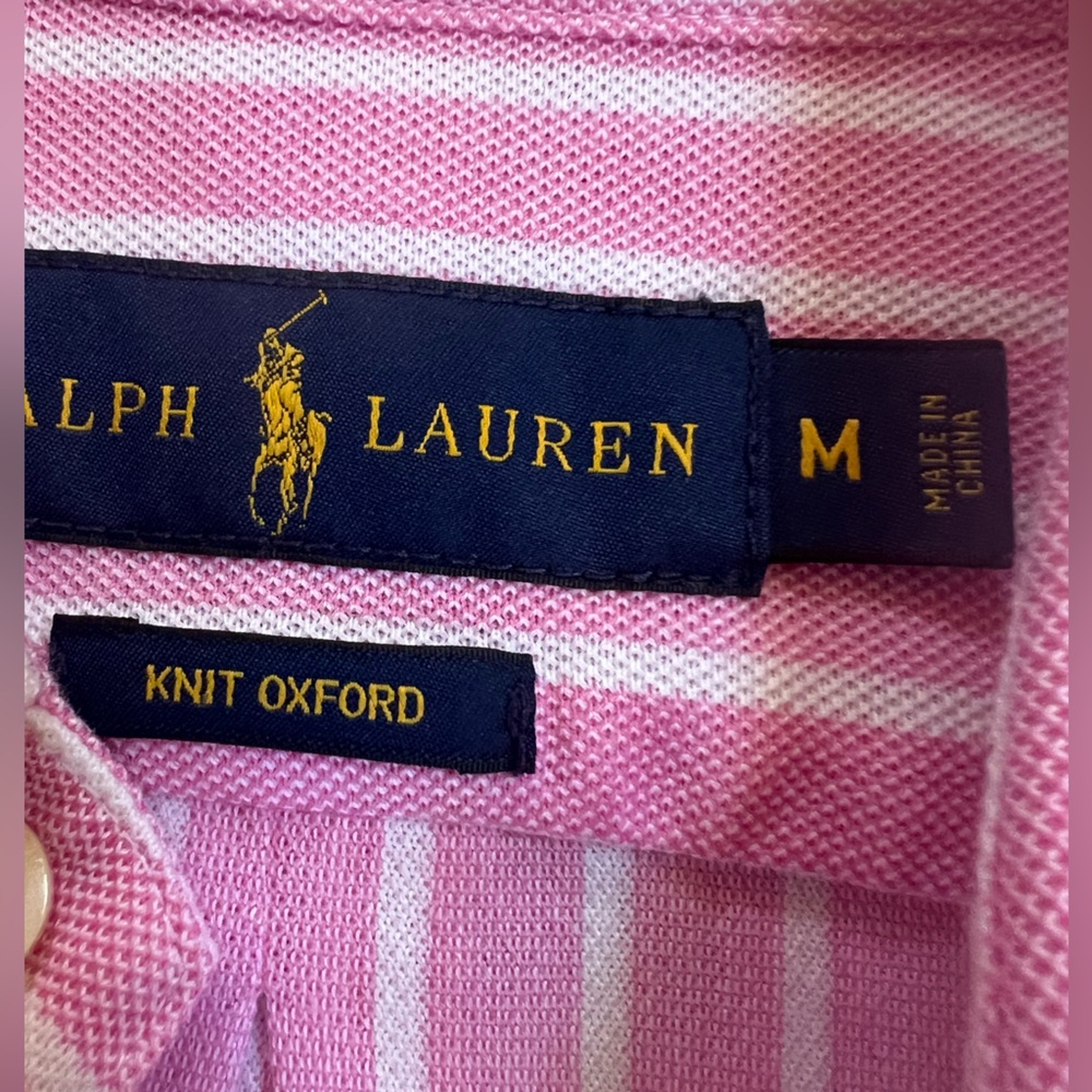 Ralph Lauren Pink Striped Men's Shirt - Picture 9 of 9